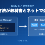 Input ManagerとInput Systemの違いを示すアイキャッチ画像