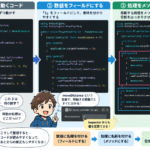 数値をフィールドにし、処理をメソッドに分けてコードを読みやすくする3ステップの図解