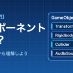 【Unity入門】コンポーネントとは？英語の意味から理解しよう
