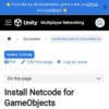 Install Netcode for GameObjects | Unity Multiplayer Networking